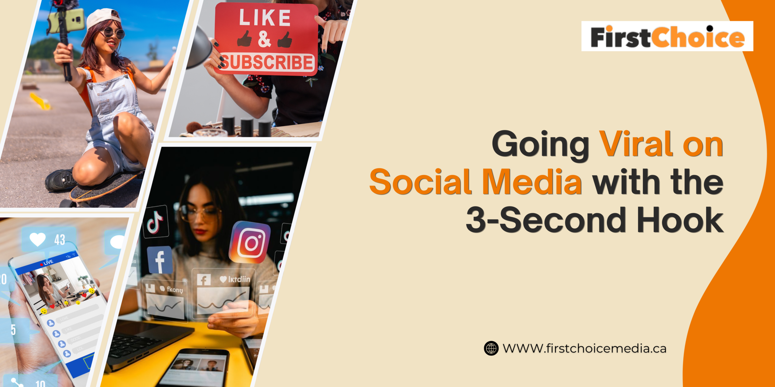 Going Viral on Social Media with the 3-Second Hook
