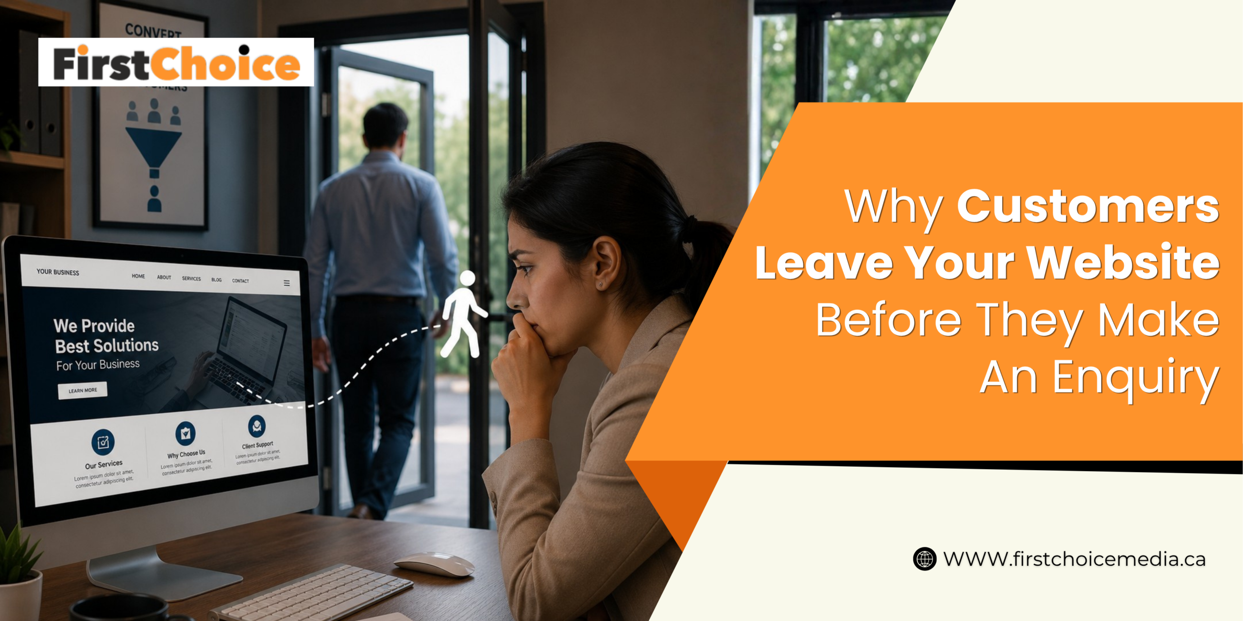 Why Customers Leave Your Website Before They Make An Enquiry
